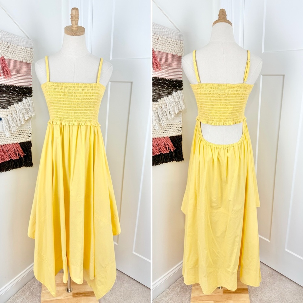 A.L.C. Adriana Dress Yellow Sz 12 NWT - Picture 3 of 13